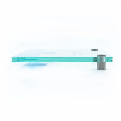 Türschild VITRUM B , Glasschild, Büroschild, 160 100 mm